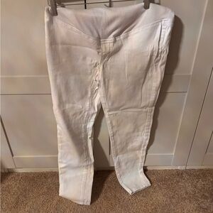 SHEIN Elegant White Trousers